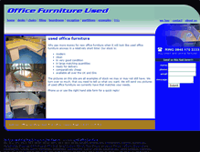 Tablet Screenshot of office-furniture-used.co.uk